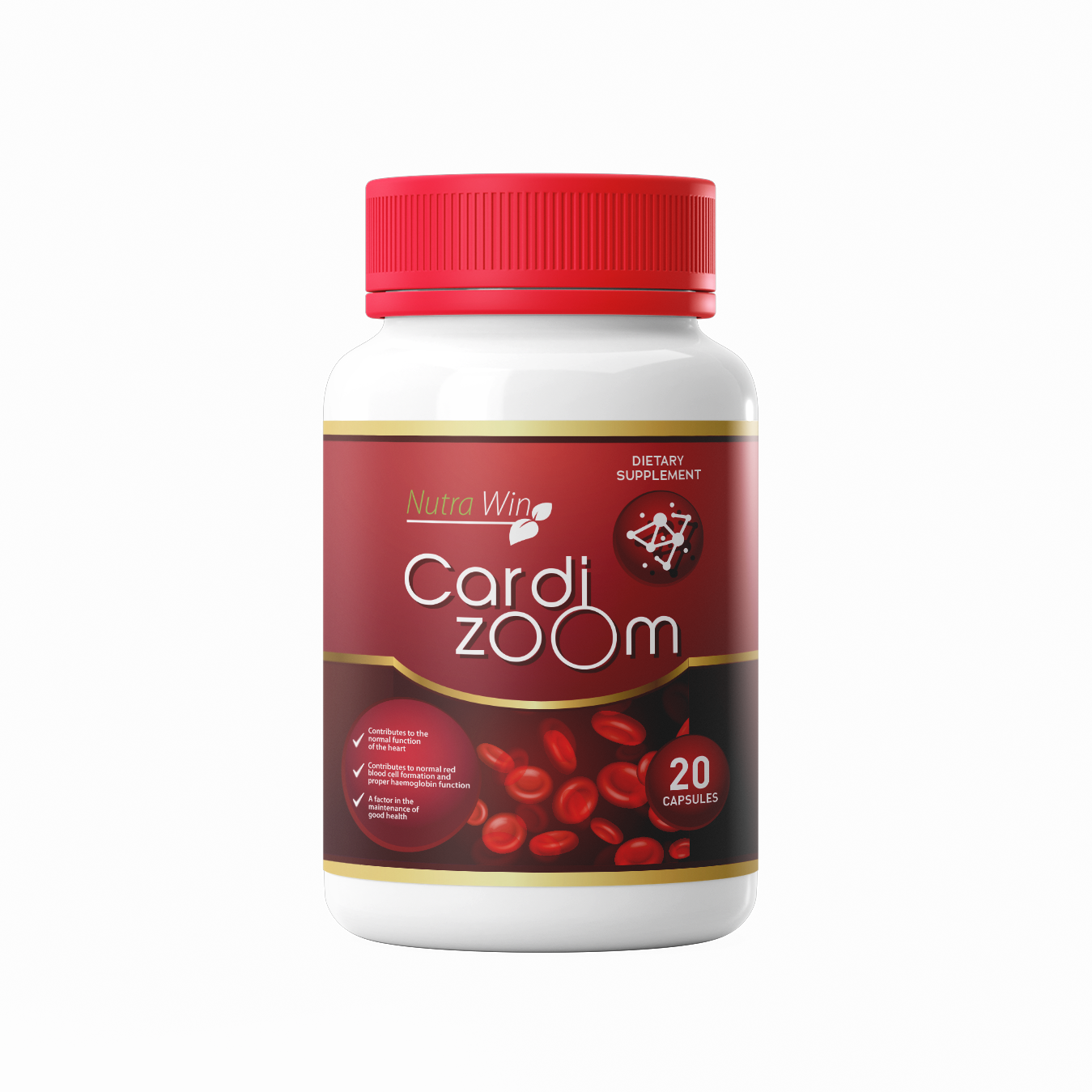 Cardizoom dietary supplement, 20 capsules